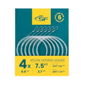 SF Pre-Tied Loop Fly Fishing Tapered Leader Nylon Clear Trout Freshwater Saltwater Bonefish Permit Bass Salmon Steelhead 7.5FT 9FT 10FT 12FT 15FT 0X 1X 2X 3X 4X 5X 6X 7X - size: 7.5FT-4X, style: Freshwater Knotted 6-pack