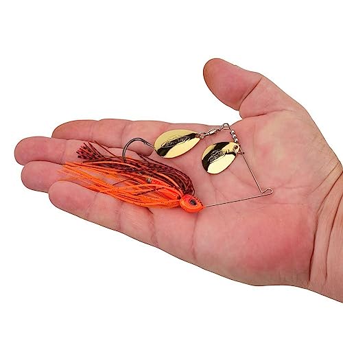 Berkley Power Blade Compact Fishing Spinnerbaits - color: Fire Craw/Gold + Gold, size: 1/2 oz - Colorado Colorado