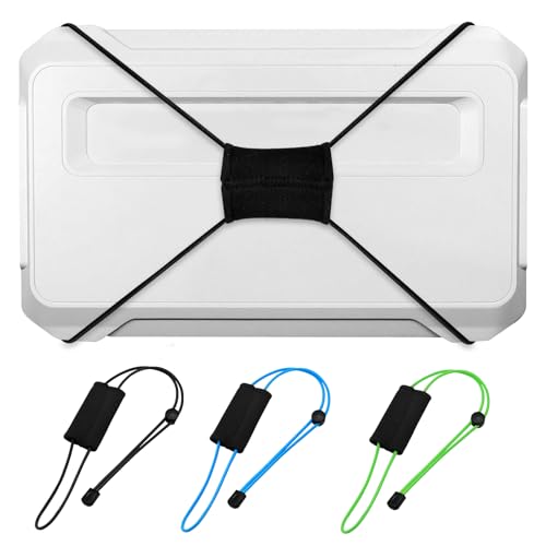 Thickened Fishing Finder Cover Straps, Adjustable Fish Finder Bungee for Securing Graph Cover for Travel - color: Black,Green,Blue
