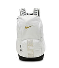 Nike, Unisex, Varsity Elite Backpack (32L), White/Black/Metallic Gold, One Size - color: White/Black/Metallic Gold, size: One Size