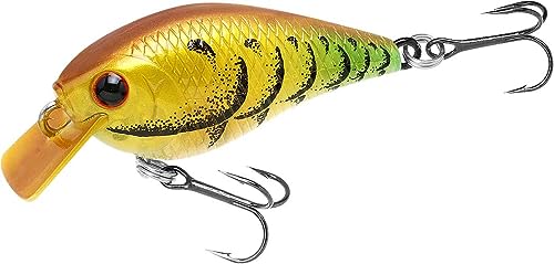 Lucky Craft LC 0.3 Squarebill Crankbait, Silent Fishing Lure for Bass Trout and Pike, Made in Japan, Freshwater Fishing Gear, Hard Bait Bass Lures - color: 517 All Table Rock Craw