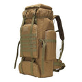 Hiking Backpack for Men 70L/100L Camping Backpack Military Rucksack Molle 3 Days Assault Pack for Climbing | Camping Backpack - color: 70l-khaki