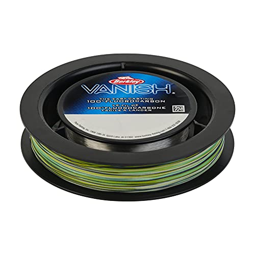 SpiderWire UltraCast Braided Fishing Line with Berkley Vanish Dual Fishing Spool - color: Aqua Camo/Clear