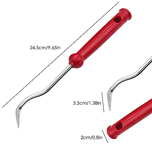 Hose Removal Hook Set with Fastener Remover, SourceTon 3 pieces Hook and Pick Set Radiator Vacuum Hoses Trim and Transmission O Ring Removal Tools