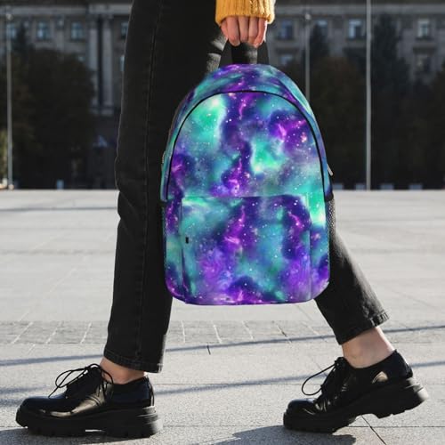 Galaxy Space Cool Backpack For Teenage Girls And Boys Cute Kids Backpacks Children School Bag - color: Galaxy Space Cool