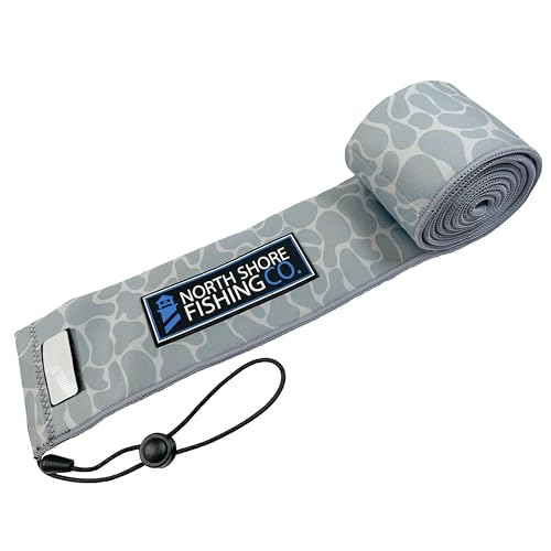 Premium Neoprene Fishing Rod Sleeve – Floating, Puncture Resistant, Labeled Protective Sock for Casting, Spinning, Trolling Fishing Rods - color: Camo, size: 68", style: Casting/Trolling