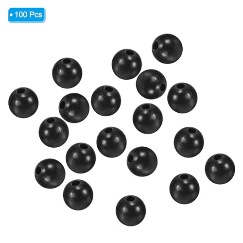 PATIKIL Fishing Beads, Soft Plastic Round Rubber Fishing Bait Eggs Rig Beads Tackle Lures Accessories with Storage Box - size: 6mm