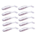 2.16in PVC Artificial Crappie Bass Bait with Paddle Tail 0.08oz.Shad Swimbaits 10-Pack Soft Baits Sea Ocean River Lake Streams Catfish Trout Pike Snapper Walleye - color: I 10pcs