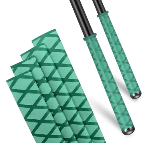 Fishing Rod Handle Grip Pole Wrap X-Tube Heat Shrink Tubing Non-Slip Insulated Abrasion Sleeve-Length:39" Diameter:45/64" (Green) - color: Green, size: Diamter:18mm"(45/64 inch)
