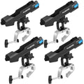 PLUSINNO Fishing Boat Rods Holder Large Clamp Opening 360 Degree Adjustable Fishing Rod Racks Folding Holder - color: RH20 MAX OPENING1.97 inch 4Pack