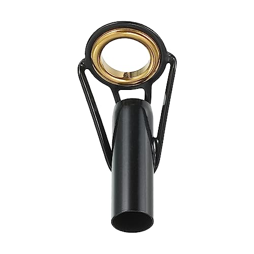 PATIKIL Fishing Rod Tip Repair Kit Stainless Steel Pole Ring Guide Replacement for Saltwater Freshwater Fishing - color: Golden, size: 3.0-6.5mm