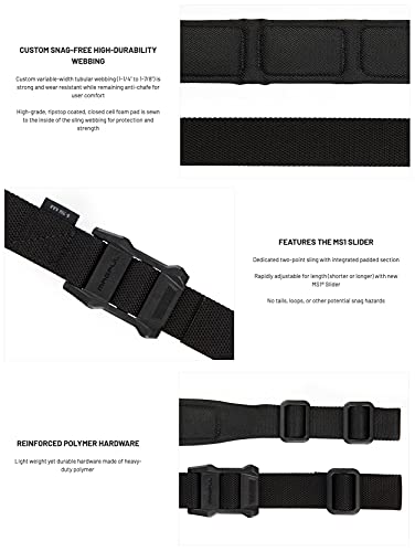 Magpul MS1 Two-Point Quick-Adjust Padded Sling - color: Black