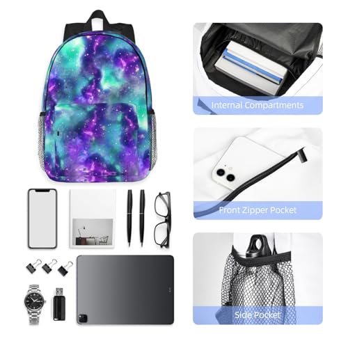 Galaxy Space Cool Backpack For Teenage Girls And Boys Cute Kids Backpacks Children School Bag - color: Galaxy Space Cool