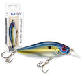 Flat Sided Japanese-Style Crankbait Elfin Shad – Medium Diving Bass Fishing Lure, Hard Bait Shad Crankbait for Freshwater Velrifya - color: 06-Sexy Shad