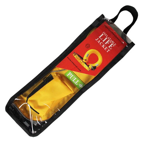 Top Safety Life Belt Pack with Whistle - Auto Inflatable Slim Waist Belt Life Vest Preserver PFD for Boating Fishing Sailing Kayaking Surfing Paddling Rafting Swimming - Adjustable Life Saving Vest - color: Red