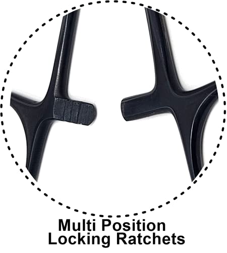 Mosquito Hemostat Locking Forceps 5" Straight with Full Serrated Jaws Ideal for Clamping, Fishing, Firefighters Nurses Doctors + More (Tactical Black) - color: Tactical Black