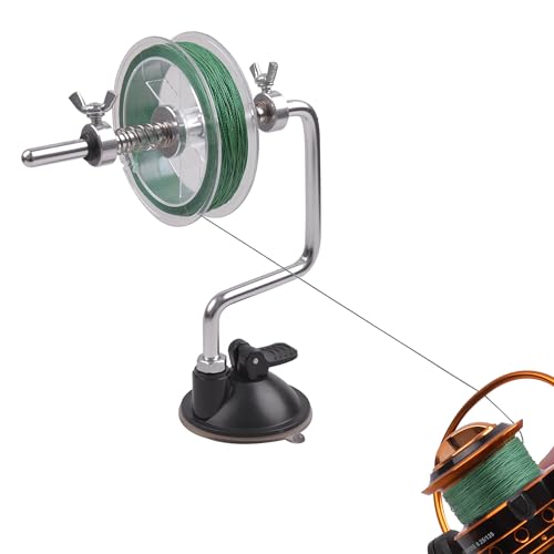 Fishing Line Spooler Winder,Adjustable Fishing Reel Spooler Line Spooling Accessories Station System Machine for Spinning Casting Reels