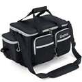 Gonex Fishing Tackle Bag, Water-Resistant Polyester Material Fishing Tackle Storage Bag with Padded Shoulder Strap and Non-Slip Base Suitable for 3600 3700 Tackle Box