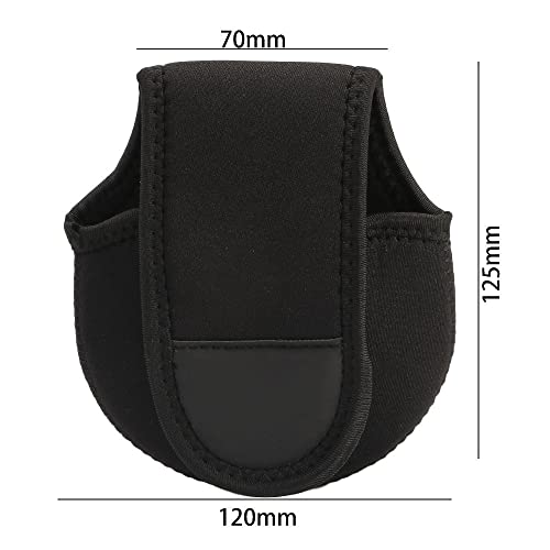 Leadigol 2Pcs Fishing Reel Bag,Portable Baitcasting Reel Cover Case Reel Protective Pouch for Fishing Equipment