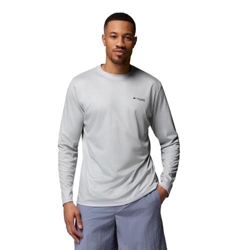 Columbia Men's Terminal Tackle PFG Fish Shine II Long Sleeve - color: Cool Grey, size: XX-Large