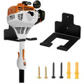 Garage Organization Wall Mounted Storage Rack, Heavy Duty Tool Hanger for Grass Trimmer, Hedge Trimmer, Weed Wacker and Garden Power Tools, 1 Pack - color: Black