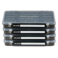 Plano StowAway 3700 Stow Tackle Box, 4 Pack, with Corrosion-Preventive Rustricor, Single Latch Design, Transparent DuraView Lid, Stackable Storage for Fishing Bait, Lures and Gear - size: 3700 4-Pack, style: New Model