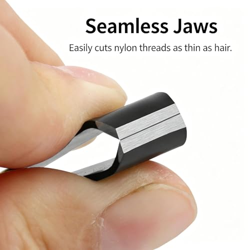 2Pcs Stainless Steel Fishing Line Cutter Nipper with Hook Eye, Multi-Functional Cutting Tool, Fishing Scissors