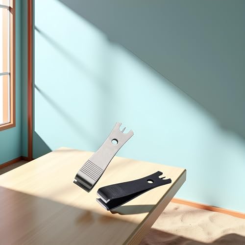 2 Pcs Fishing Line Cutter Nipper with Hook Eye Cleaner Pin Stainless Steel Scissors Cutting Tool Fishing Tool Fishing Line Cutter Nipper with Hook Eye Cleaner Pin Multi Functional Accessories