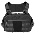 Tactical Chest Pack Bag Molle EDC Pouch Bag with CCW Compartment Adjustable Strap Workouts Fishing Hunting - color: Black