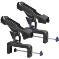 Fishing Rod Holders for Boat Adjustable Fishing Pole Holder with Large Clamp Folding Rod Racks Holder - color: 2PCS 03# Max Opening 4.75"