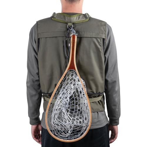 Goture Fly Fishing Chest Pack, Lightweight Chest Pack Tackle Storage Bag, Fly Fishing Waist Pack, Fly Fishing Bag with Adjustable Padded Waist Strap and Neck Strap, Fits Up to 2 Tackle/Fly Boxes - color: A:Green