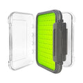 Aventik Silicone Fly Fishing Box Jig Box Waterproof Streamer flies Case Double Sided Clear Lid Storage Lure Case Saltwater Freshwater (MB:6.08x4x1.57inch) - style: MB:6.08x4x1.57inch