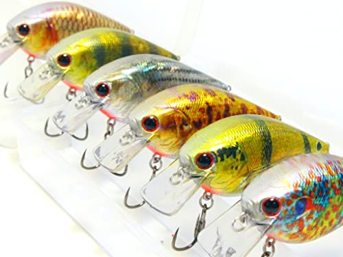 Minnow Crankbait for Bass Fishing Bass Lure Jerkbait Fishing Lures and Tackle Box - color: HC25KB4