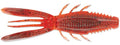 CrushCity Bronco Bug Soft Plastic Bass Lure, Dual-Action Creature Bait with Hinged Arms & Subtle Leg Movement - color: Red Craw, size: 4"