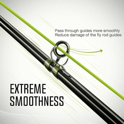 Aventik ProWeight WF Floating Fly Fishing Line Welded Loops Weight Forward Freshwater Trout Fly Line Kit WF 3 4 5 6 7 8 Low Stretch Slick Coating Accurate Casting - color: Grassgreen, size: 4F