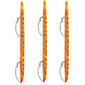 Delong Lures Fishing Lures, Made in America, Pre-Rigged Weedless Bass Lures for Fishing, Segemented Soft Platisc Fishing Bait, Fishing Worm Lure, Fishing Tackle Kit - color: Firetiger