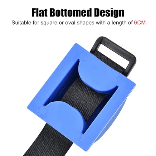 MiOYOOW 4PCS Fishing Rod Holders for Railings, Portable Fishing Pole Holders for Bridge Railings Ship Railings Seaside Guardrails - color: Flat black