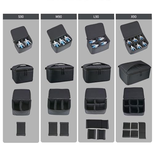 Shockproof Protective Case Internal Divider Fishing Reel Bag Reel Bag Case Splashproof Organizers Storage Storage - size: L