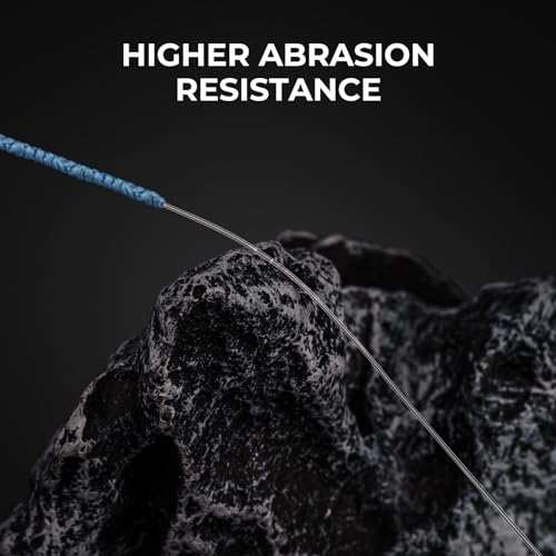 KastKing Fluorokote 100% Fluorocarbon Coated Fishing Line, Fluorocarbon Leader, Extreme Clarity,Fast Sinking,Shock Resistant, High Abrasion Resistance - size: 15LB(150Yard)