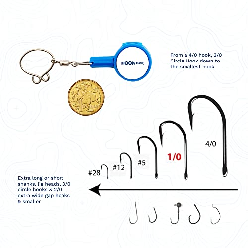 HOOK-EZE Fishing Knot Tying Tool | Protect from Fish Hooks | Tie Knots Easily | Cool Gadgets for Fishermen, 3-in-1 Fishing Line Cutter, Fly Fishing Nippers with Retractors