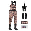 GearOZ Duck Hunting Waders for Men & Women, 5mm Neoprene Waterproof Chest Insulated Camo Wader Fishing Waterfowl Hunter