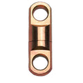 AMYSPORTS High Strength Fishing Bearing Swivels Stainless Fishing Swivel Connectors Copper Barrel Swivels for Saltwater Fishing Freshwater Fishing - size: Size5 (400lb) 10 pcs