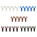Crawfish Lure Soft Plastic Bait for Bass Fishing 1.97in/2.2g FS/RE-05 - style: 25pcs