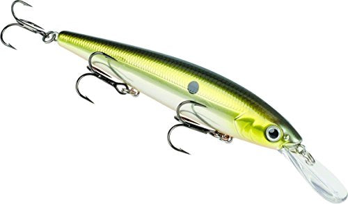 Strike King KVD Deep Jerkbait 3-Hook Fishing Lure, 3/5 oz, 4.75" - color: Silver TN Shad