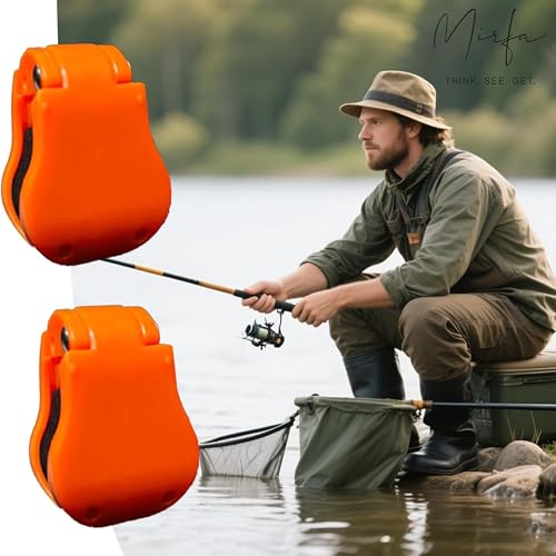 Multifunctional Rod Holder, Portable Takedown Beach Fishing Rod Holder, Auto Fixed Tackle Ties Cable, for organizing and Protecting Fishing rods, Suitable for Fishing rods Rubber Pole Clips