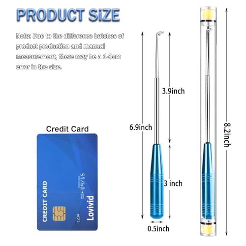 Fish Hook Remover Tool, Fishing Hook Quick Removal Device, Fishing Gear and Accessories Security Extractor Equipment Kits for Adult, Hook Extractor Tools with Storage Tube
