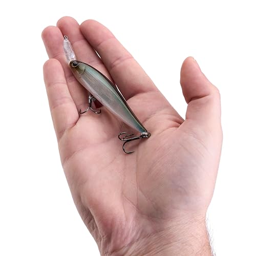 Berkley Krej Fishing Hard Bait - color: Stealth Minnow, size: 3.3 in - 85 (2/5 oz)
