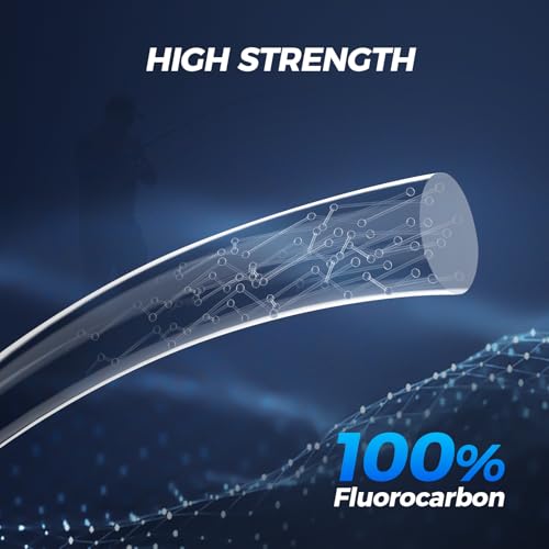 KastKing Kovert 100% Fluorocarbon Fishing Line - Clear Fishing Leader, High Sensitivity, Strong Knot Strength, Shock & Abrasion Resistant, Extreme Clarity, Ultra-Low Visibility, Fast Sinking - color: Kovert Elite (Soft & Smooth), size: 4LB-25Yds (Clear)