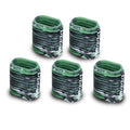 HERCHR Fishing Reel Grip, 5 pcs Non-Slip Rubber Universal Casting Spinning Fishing Rod Sleeve Baitcaster Knob Covers Fishing Reel Handle Grip - color: Green
