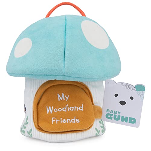 Baby GUND Play Soft My Woodland Friends 5-Piece Plush Playset with Rattle, Squeaker & Crinkle Plush Toys, Sensory Toy for Babies & Newborns, 7.5” - style: Woodland Friends